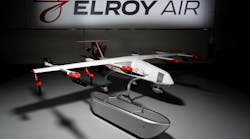 Elroy Air&apos;s pre-production Chaparral vehicle: the first end-to-end autonomous vertical take-off and landing (VTOL) aerial cargo system, designed for aerial transport of 300-500 lbs of goods over a 300 mile range for commercial, humanitarian, and defense logistics.