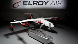 Elroy Air's pre-production Chaparral vehicle: the first end-to-end autonomous vertical take-off and landing (VTOL) aerial cargo system, designed for aerial transport of 300-500 lbs of goods over a 300 mile range for commercial, humanitarian, and defense logistics. Elroy Air's pre-production Chaparral vehicle: the first end-to-end autonomous vertical take-off and landing (VTOL) aerial cargo system, designed for aerial transport of 300-500 lbs of goods over a 300 mile range for commercial, humanitarian, and defense logistics.