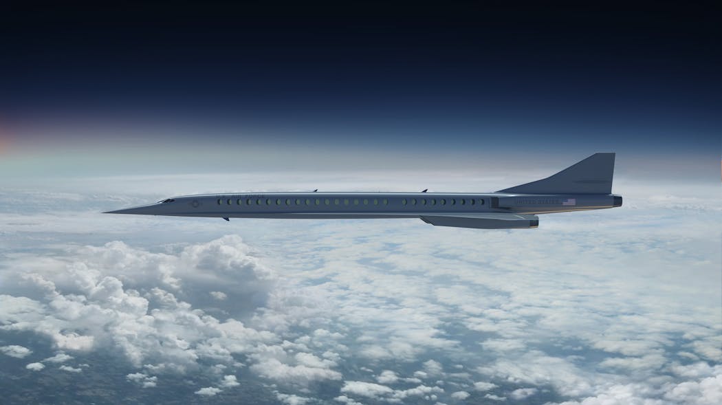 A derivative of Overture, the Boom Supersonic airliner, could offer the United States Air Force a future strategic capability in rapid global transport and logistics.