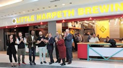 Nashville’s Little Harpeth Brewing is among the new arrivals at Nashville International Airport. The founder/CEO Michael Kwas joined airport executives to celebrate the opening of the new 1,564-square-foot taproom in Concourse B last month. Nashville’s Little Harpeth Brewing is among the new arrivals at Nashville International Airport. The founder/CEO Michael Kwas joined airport executives to celebrate the opening of the new 1,564-square-foot taproom in Concourse B last month.