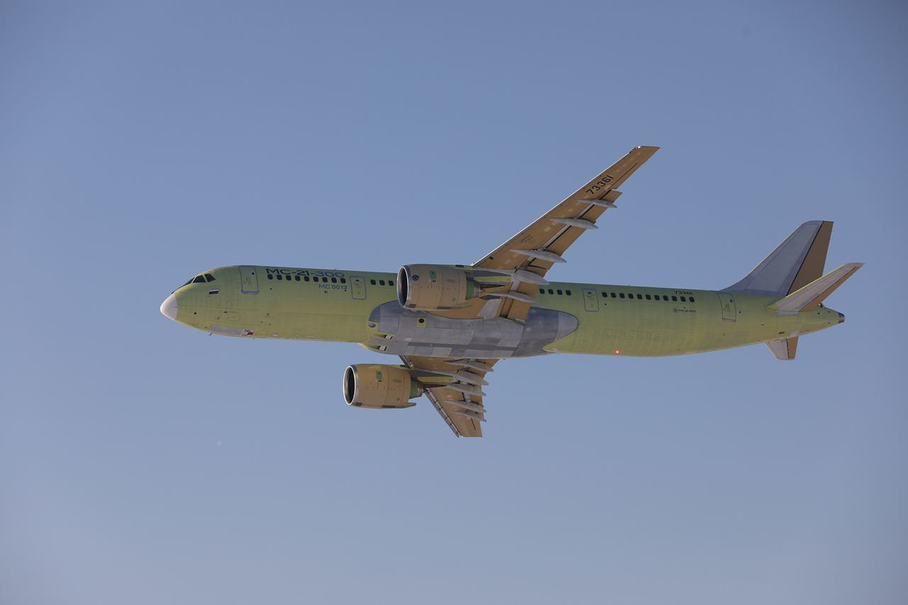 The Federal Air Transport Agency (Rosaviatsia) has issued a Type Certificate for MC-21-300 passenger aircraft to Irkut Corporation.