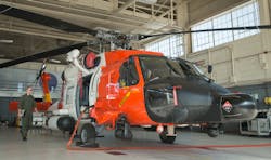 A UH-60 Blackhawk equipped with HUMS. A UH-60 Blackhawk equipped with HUMS.