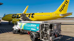 A recent fueling of an Airbus A320 with a sustainable aviation fuel (SAF) blend at Airbus’ Mobile, Alabama Final Assembly Line for delivery to Spirit Airlines. As part of Airbus’ ongoing commitment to sustainability in aviation, all aircraft delivered from its U.S. manufacturing facility will be fueled with a SAF blend on the delivery flight.