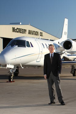 Bob McCreery, president of McCreery Aviation Bob McCreery, president of McCreery Aviation