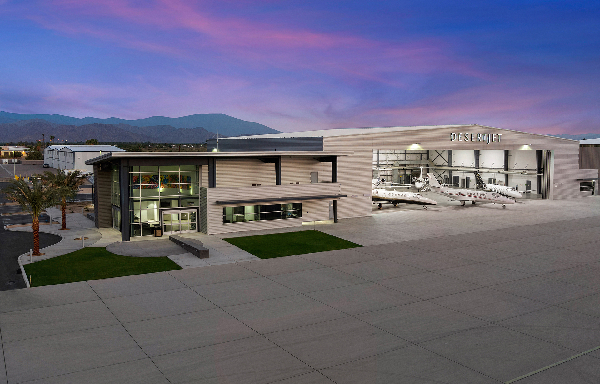 Desert Jet will be hosting an open house and ribbon-cutting ceremony in celebration of its newly built executive FBO facility Desert Jet Center, located at the Jacqueline Cochran Regional Airport in Thermal, California, on Jan. 13.