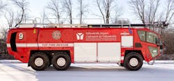 Yellowknife Airport in Canada’s Northwest Territories received a new Oshkosh Striker 6x6 ARFF vehicle. Yellowknife Airport in Canada’s Northwest Territories received a new Oshkosh Striker 6x6 ARFF vehicle.