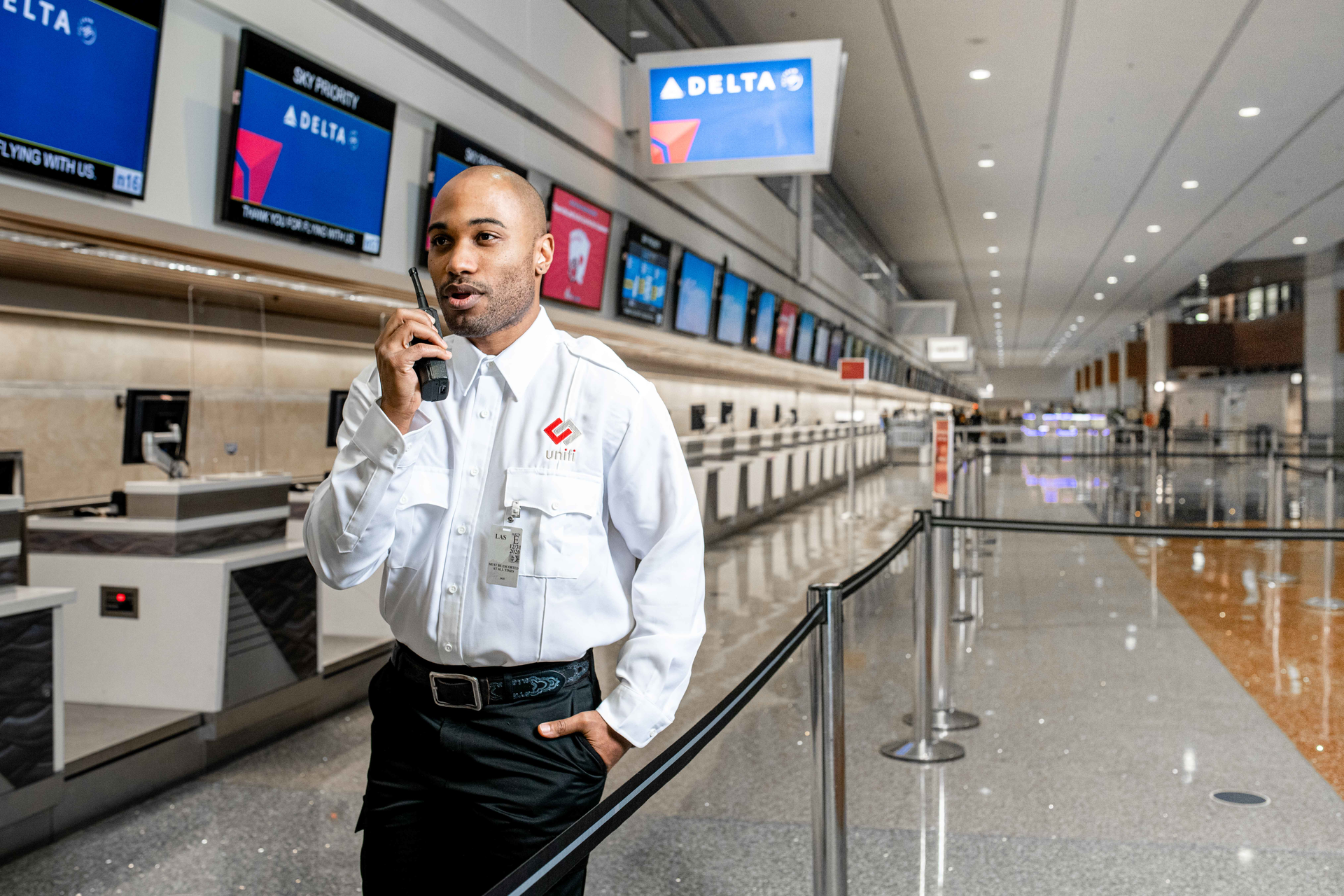 Screening employees both entering and exiting the workplace is one of the most effective forms of security management.