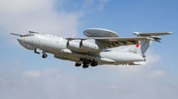 Specialists of the Vega Concern of Ruselectronics Holding and Beriev Aircraft Company (TANTK) of PJSC &ldquo;UAC&rdquo; (both are part of the Rostec State Corporation) conducted the first flight of the A-100 long-range airborn early warning and control aircraft with the onboard radio equipment turned on.