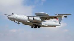 Specialists of the Vega Concern of Ruselectronics Holding and Beriev Aircraft Company (TANTK) of PJSC “UAC” (both are part of the Rostec State Corporation) conducted the first flight of the A-100 long-range airborn early warning and control aircraft with the onboard radio equipment turned on. Specialists of the Vega Concern of Ruselectronics Holding and Beriev Aircraft Company (TANTK) of PJSC “UAC” (both are part of the Rostec State Corporation) conducted the first flight of the A-100 long-range airborn early warning and control aircraft with the onboard radio equipment turned on.