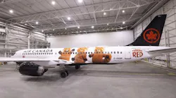 Air Canada unveiled an aircraft with a themed livery and other surprises for its customers in celebration of the highly anticipated release of Disney and Pixar's Turning Red, an animated film that is set in Toronto and directed by Academy Award winner and Canadian Domee Shi.