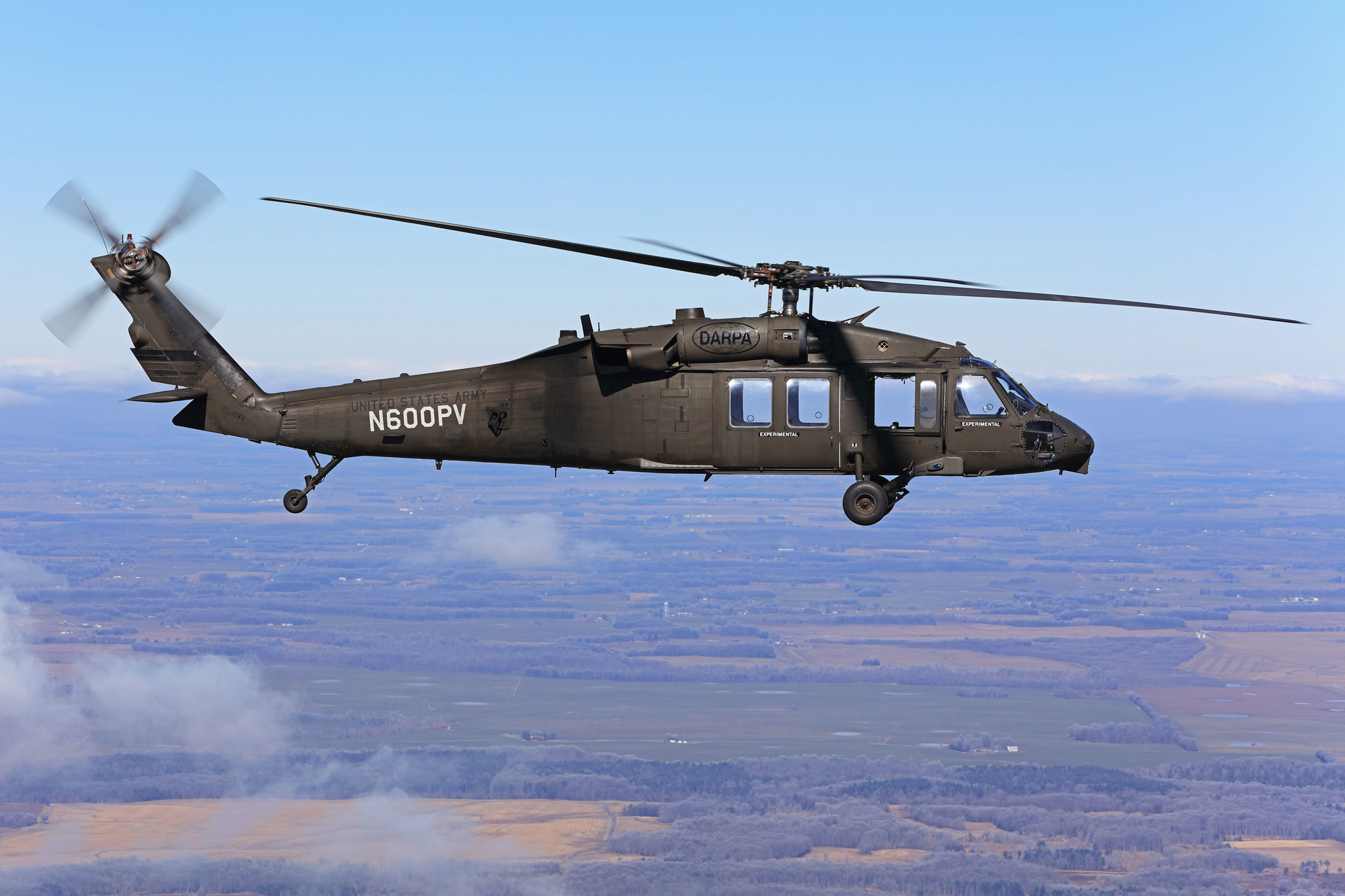 No one in the cockpit: Sikorsky flew its first unmanned Blackhawk Saturday.
