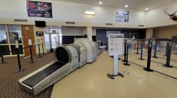 TSA has installed new baggage screening equipment at Southwest Wyoming Regional Airport (RKS) to screen checked baggage instead of having TSA officers manually inspect each piece of baggage whether it is a suitcase, duffel-bag, knapsack, box, golf bag or other item.