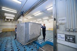 Hactl's refrigerated cargo center. Hactl's refrigerated cargo center.