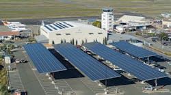 ForeFront Power installed an 884 kW solar energy parking canopy at Charles M. Schulz - Sonoma County Airport (STS). ForeFront Power installed an 884 kW solar energy parking canopy at Charles M. Schulz - Sonoma County Airport (STS).