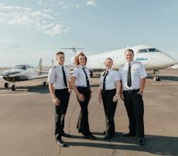 AeroGuard students with SkyWest Jet AeroGuard students with SkyWest Jet