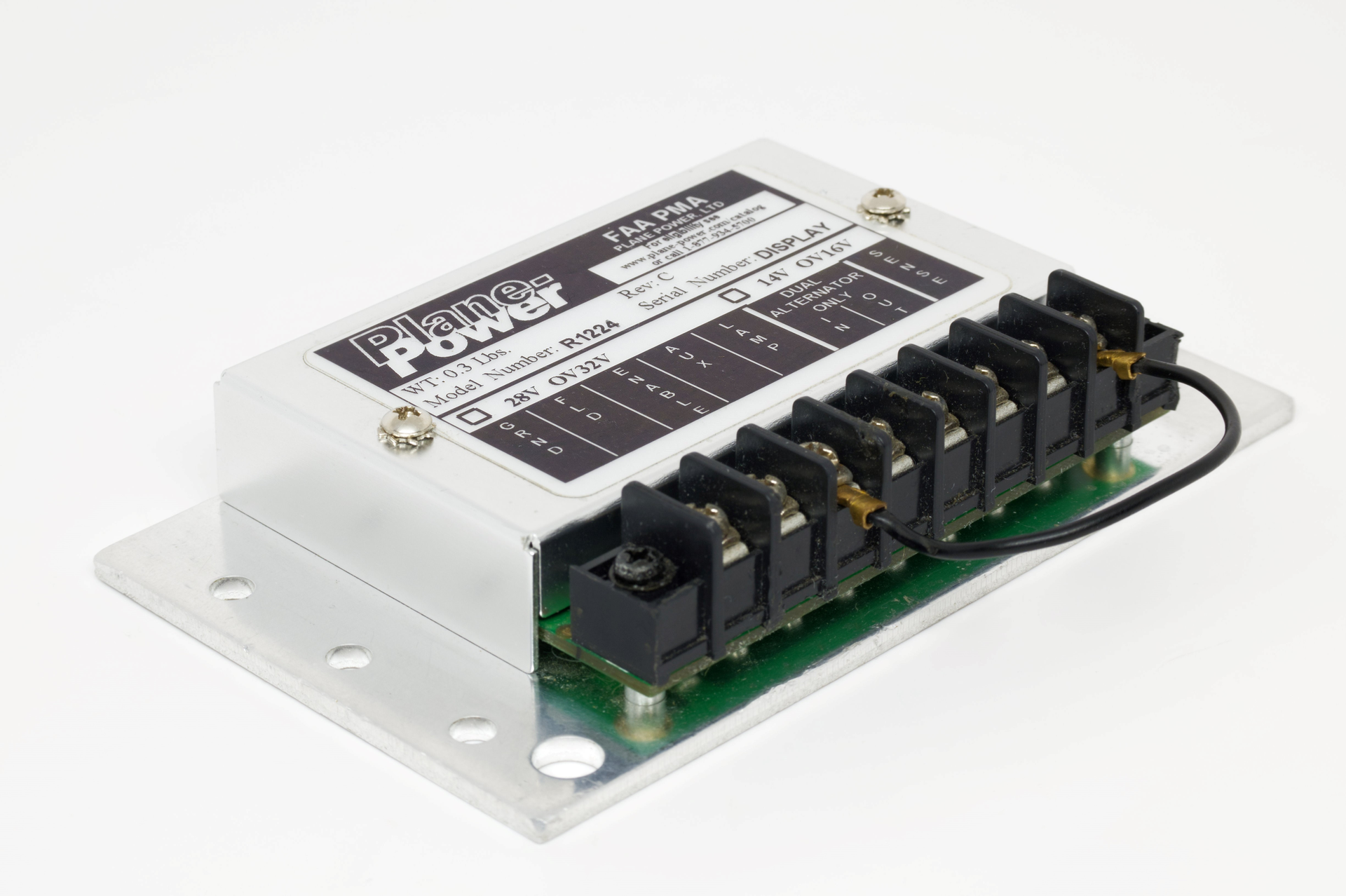 New-generation R1224J STC upgrades current analog Jasco 12v/24v alternators with a solid-state regulator featuring integrated over-voltage, field short and reverse-polarity protection.