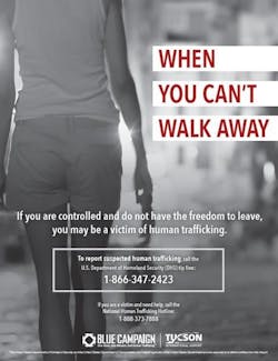 All restrooms at Tucson International Airport have this image installed on each bathroom stall. All restrooms at Tucson International Airport have this image installed on each bathroom stall.