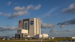 Vehicle Assembly Building after the Space X Crew-2 launch at Kennedy Space Center, in Cape Canaveral, Fla., Friday, April 23, 2021. NASA astronauts Shane Kimbrough and Megan McArthur, as well as France s Thomas Pesquet and Japan s Akihiko Hoshide flew on the SpaceX Falcon 9 rocket. Vehicle Assembly Building after the Space X Crew-2 launch at Kennedy Space Center, in Cape Canaveral, Fla., Friday, April 23, 2021. NASA astronauts Shane Kimbrough and Megan McArthur, as well as France s Thomas Pesquet and Japan s Akihiko Hoshide flew on the SpaceX Falcon 9 rocket.