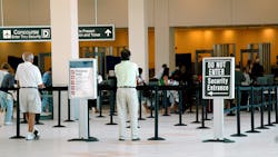 The U.S. Transportation Security Administration has installed a new state-of-the-art CT scanner at the main checkpoint at Pittsburgh International Airport that gives officers three-dimensional views of the contents in carry-ons. The U.S. Transportation Security Administration has installed a new state-of-the-art CT scanner at the main checkpoint at Pittsburgh International Airport that gives officers three-dimensional views of the contents in carry-ons.