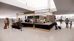 Rendering of Starbucks at LGA