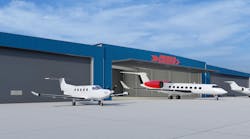 Cutter Aviation has broken ground on a $12 million hangar complex at Phoenix Deer Valley Airport. The first phase of the 60,000-square-foot structure is expected to be completed by early 2023.