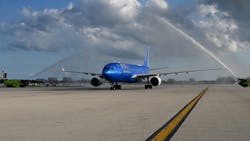 Miami-Dade County and ITA Airways officials hosted a ribbon-cutting ceremony at Miami International Airport on March 1 to celebrate the launch of Rome-Miami service by the new national airline of Italy. Miami-Dade County and ITA Airways officials hosted a ribbon-cutting ceremony at Miami International Airport on March 1 to celebrate the launch of Rome-Miami service by the new national airline of Italy.