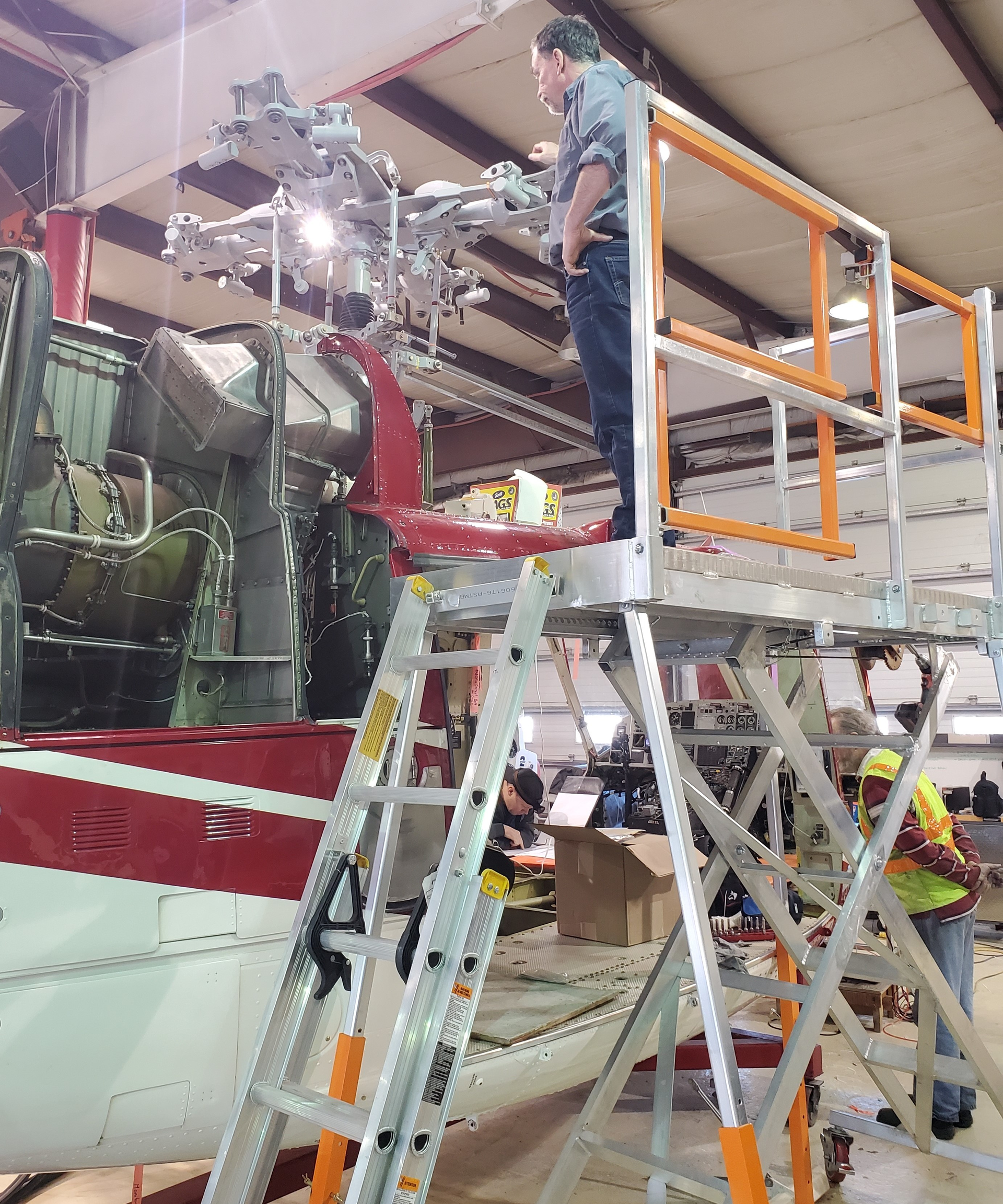 Bell 412 Head Inspection At Wildcat