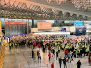 Frankfurt Airport Strike Photo Barig