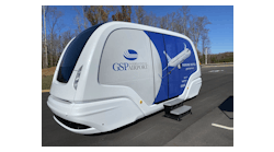 Group Rapid Transit (GRT) technology will shuttle passengers from three economy parking areas and employee parking lot to the airport terminal via the autonomous vehicle. Group Rapid Transit (GRT) technology will shuttle passengers from three economy parking areas and employee parking lot to the airport terminal via the autonomous vehicle.