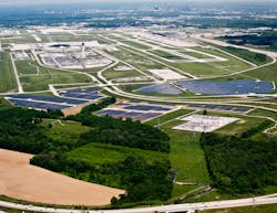Solar array at Indianapolis International Airport