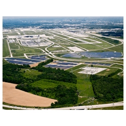 Solar array at Indianapolis International Airport