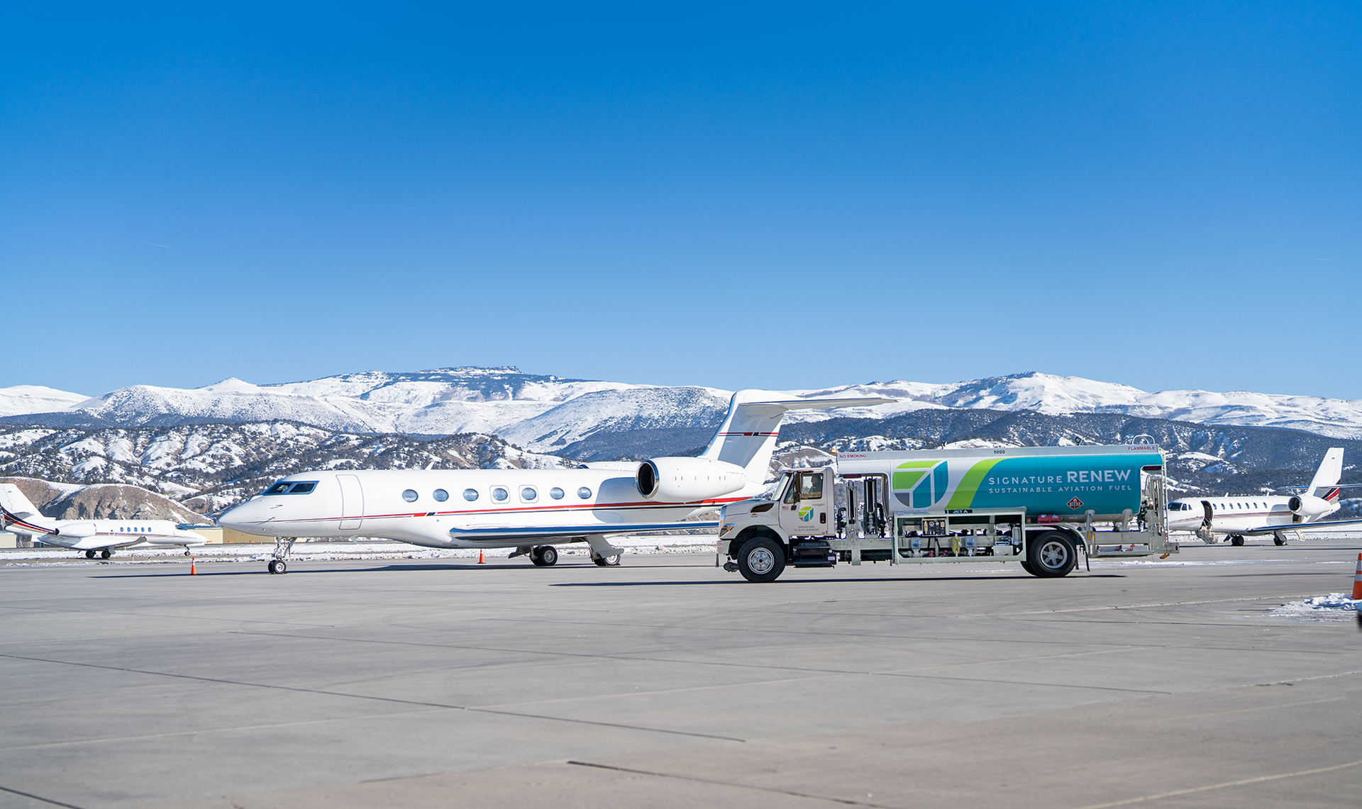 Signature Aviation, the world&rsquo;s largest private aviation terminal operator, has introduced a permanent supply of sustainably sourced jet fuel that reduces aircraft carbon emissions at the Eagle County Regional Airport near Vail, Colorado