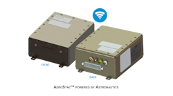 Astronautics announces the launch of its AeroSync Mission (AEC115) connectivity solution and branding of its AeroSync connectivity product line at HAI Heli-Expo 2022. AeroSync is a next-generation of secure and integrated connectivity products that enable quick and reliable data transmission for crews and passengers operating in demanding helicopter environments. Astronautics announces the launch of its AeroSync Mission (AEC115) connectivity solution and branding of its AeroSync connectivity product line at HAI Heli-Expo 2022. AeroSync is a next-generation of secure and integrated connectivity products that enable quick and reliable data transmission for crews and passengers operating in demanding helicopter environments.
