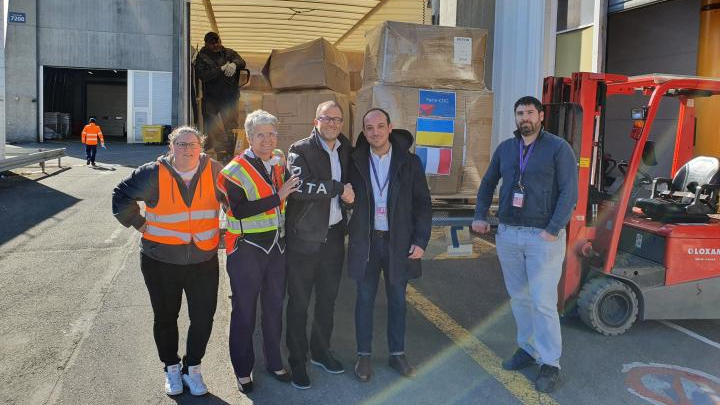 Delta employees in Europe are offering their support for relief efforts. Delta Airport Customer Service staff in Europe, and at the airline's European hub at Paris Charles de Gaulle Airport (CDG) have coordinated the donation of Delta One products including bedding, pillows and amenity kits.