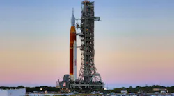 At Kennedy Space Center, Fla., NASA s moon rocket for the Artemis 1 mission rolls to the launch pad, Thursday, March 17, 2022. Known as the Space Launch System (SLS), the mega-rocket carrying the Orion spacecraft capsule rollouts for the first time Thursday evening on the giant crawler-transporter 2, headed to Launch Complex 39-B.