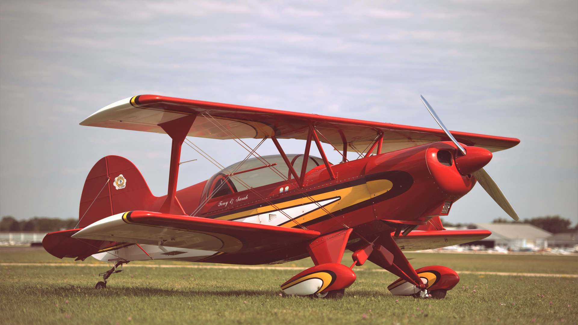 An Acro Sport on the flightline during EAA AirVenture Oshkosh 2016.