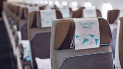 The Recaro Aircraft Seating CL3710 entered into service on March 31, 2022, when Etihad Airways’ new A350-1000 aircraft took its maiden flight. The Recaro Aircraft Seating CL3710 entered into service on March 31, 2022, when Etihad Airways’ new A350-1000 aircraft took its maiden flight.