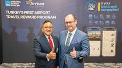 Song Hoi See, Founder of Arrture and CEO of Plaza Premium Group, pictured with Berk Albayrak, CEO of Sabiha Gökçen International Airport at ISG PORTPAL’s partner’s event. Song Hoi See, Founder of Arrture and CEO of Plaza Premium Group, pictured with Berk Albayrak, CEO of Sabiha Gökçen International Airport at ISG PORTPAL’s partner’s event.