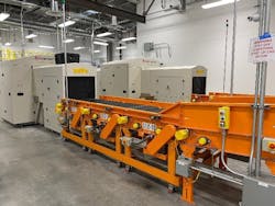Explosive Detection System units used for checked baggage screening at Long Beach Airport. Explosive Detection System units used for checked baggage screening at Long Beach Airport.