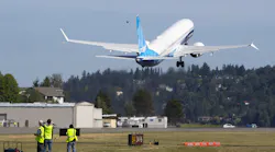 The final version of the 737 Max, the Max 10, takes off from Renton Airport in Renton, WA on its first flight Friday, June 18, 2021.