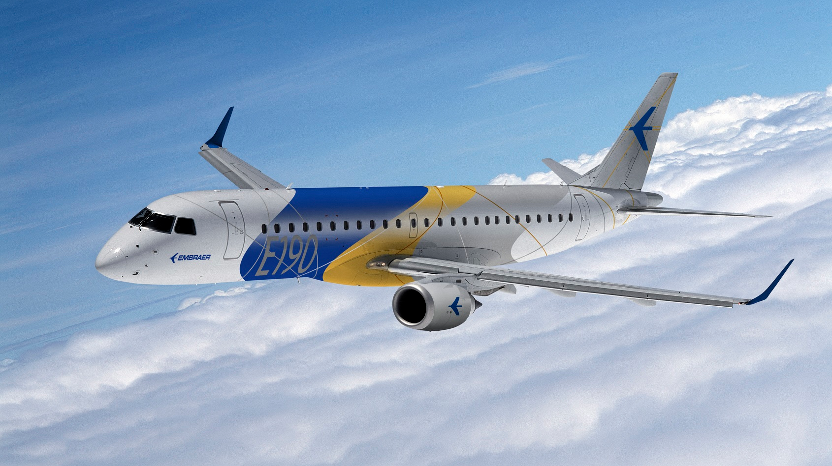 E190 Corporate Livery Flying