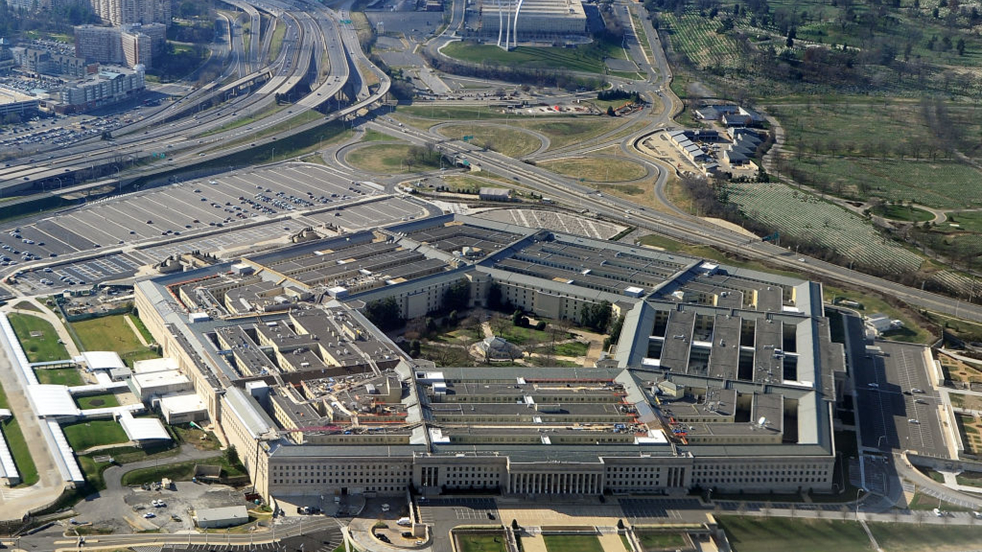 The Pentagon building in Washington, D.C.