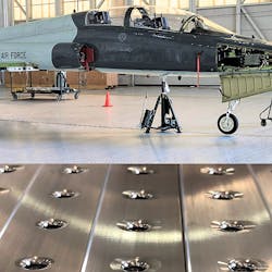 Ignitable Liquid Drainage Floor Assembly (ILDFA) for MRO Hangars
