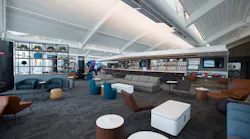 United Airlines unveiled it's new Premium Lounge in Terminal C at Newark Liberty International Airport on Wednesday May 18.