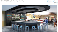 Local favorite 3 Daughters Brewing will open June 2nd at St. Pete-Clearwater International Airport for departing travelers in Gates 2-6 post-security passenger area.