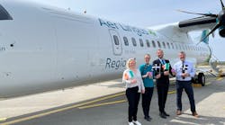 Cornwall Airport Newquay is celebrating the launch of the new Aer Lingus Regional service between Dublin and Newquay.