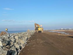 The $30 million Airport Perimeter Dike Improvement Project Phase 1 is now complete at Oakland International Airport. The $30 million Airport Perimeter Dike Improvement Project Phase 1 is now complete at Oakland International Airport.