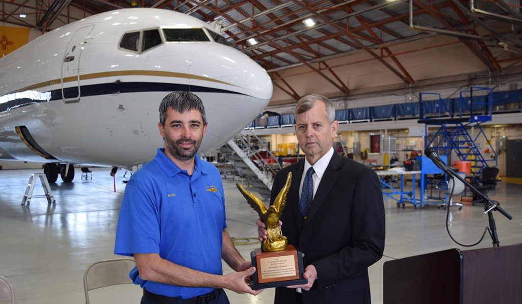 King Aerospace team member and line mechanic Ricky Daniels won the individual award for &ldquo;Top Maintainer.&rdquo;