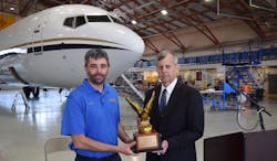King Aerospace team member and line mechanic Ricky Daniels won the individual award for &ldquo;Top Maintainer.&rdquo;
