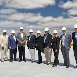Sheltair Aviation celebrated hosting a hangar expansion ceremony to mark a milestone in the development of a new 30,000 square foot hangar at the Savannah/Hilton Head International Airport.